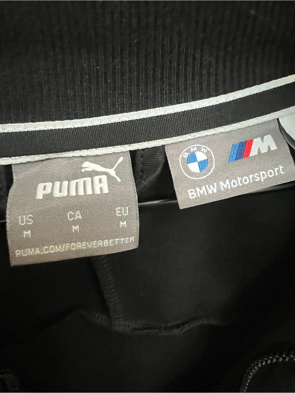 MEN'S PUMA BMW MMS T7 MOTORSPORT FUL ZIP TRACK JACKET Motorsports Medium Car